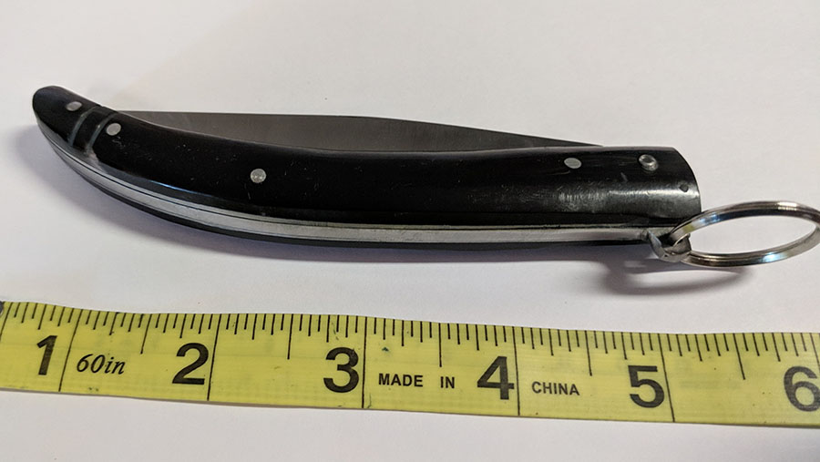 Penny Knife with Lock Blade Wood Handle image 2